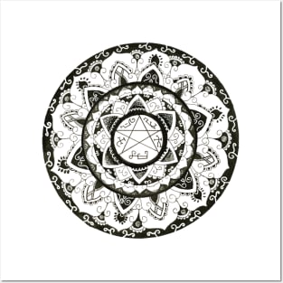 Devil's Trap Mandala Posters and Art